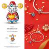 925  Silver Plated Elephant Sunflower Devil Eyes Christmas Tree Snowflake Charms for Women DIY Jewelry Anniversary Gifts