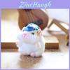 Guinea Pig Plush Stuffed Animal Keychain Backpack Charm Soft Short Plush Toy Gift For Kids