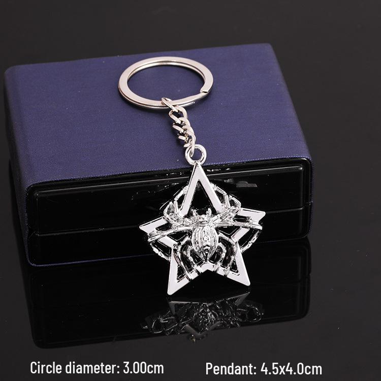European & American Rock Guitar Keychain: Hip Hop Drip Oil Alloy Pendant Charm for Women's Bags