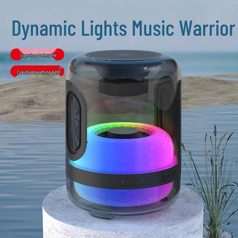 RGB Bluetooth-Lautsprecher YD-18: Bunter Desktop- & Autolautsprecher mit Spielatmosphärenlicht und tiefem Bass