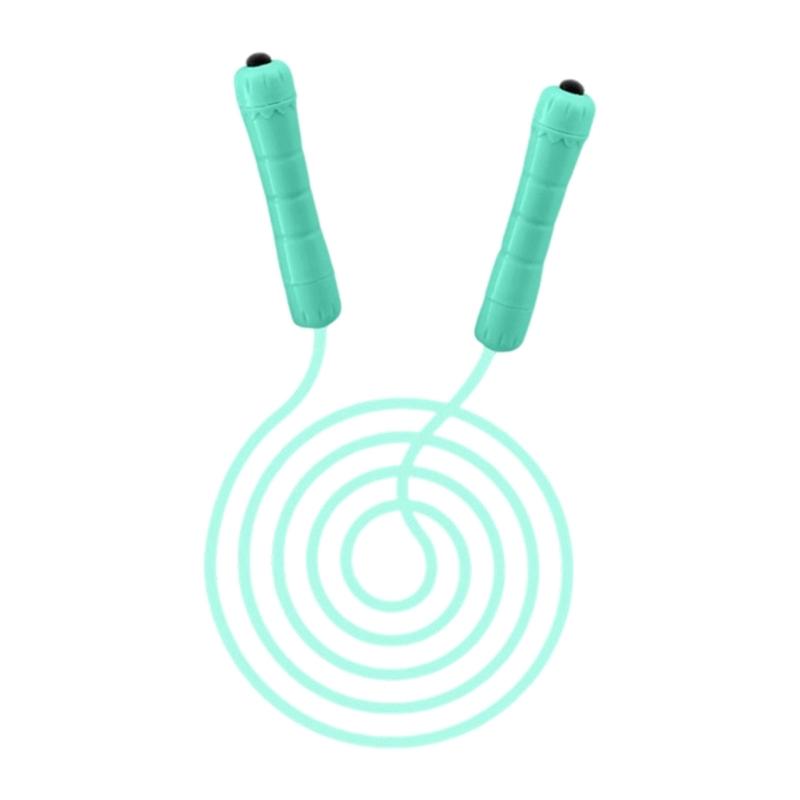 Glowing Skipping Rope with Ergonomic Handle Adjustable Sports Toy LED Night Glow Jump rope for Children and Adults