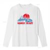 T-shirt Monkey Island Joyau Caché des Caraïbes Style Rétro vintage Lavé Étiré graphique Décontracté Doux streetwear