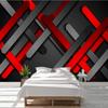 3D Wandmalerei Wandpapier Europäische kreative Geometrie Raute Spleiß Wandbilder Tapeten Wohnzimmer Schlafzimmer Dekor Kunst Papel De Parede 3D