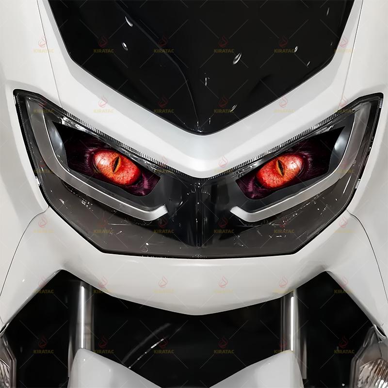 1pair Motorcycle Light Stickers Durable Waterproof for Yamaha XMAX300 Light Protective Sticker Universal Decoration Vinyl Decals