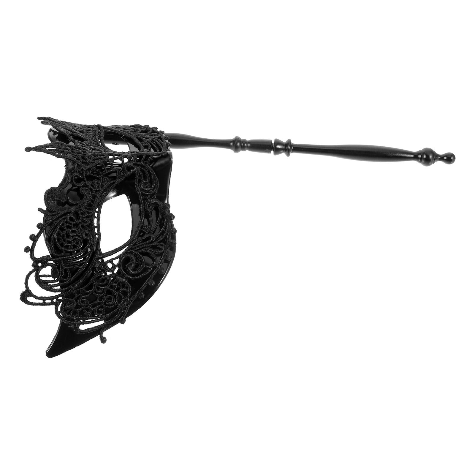 

Кружевная маска для рук Рождественские маски Маски Марди Гра Маскарадный бал Ручка Косплей Вечеринка Пластик для женщин Реквизит Хэллоуин