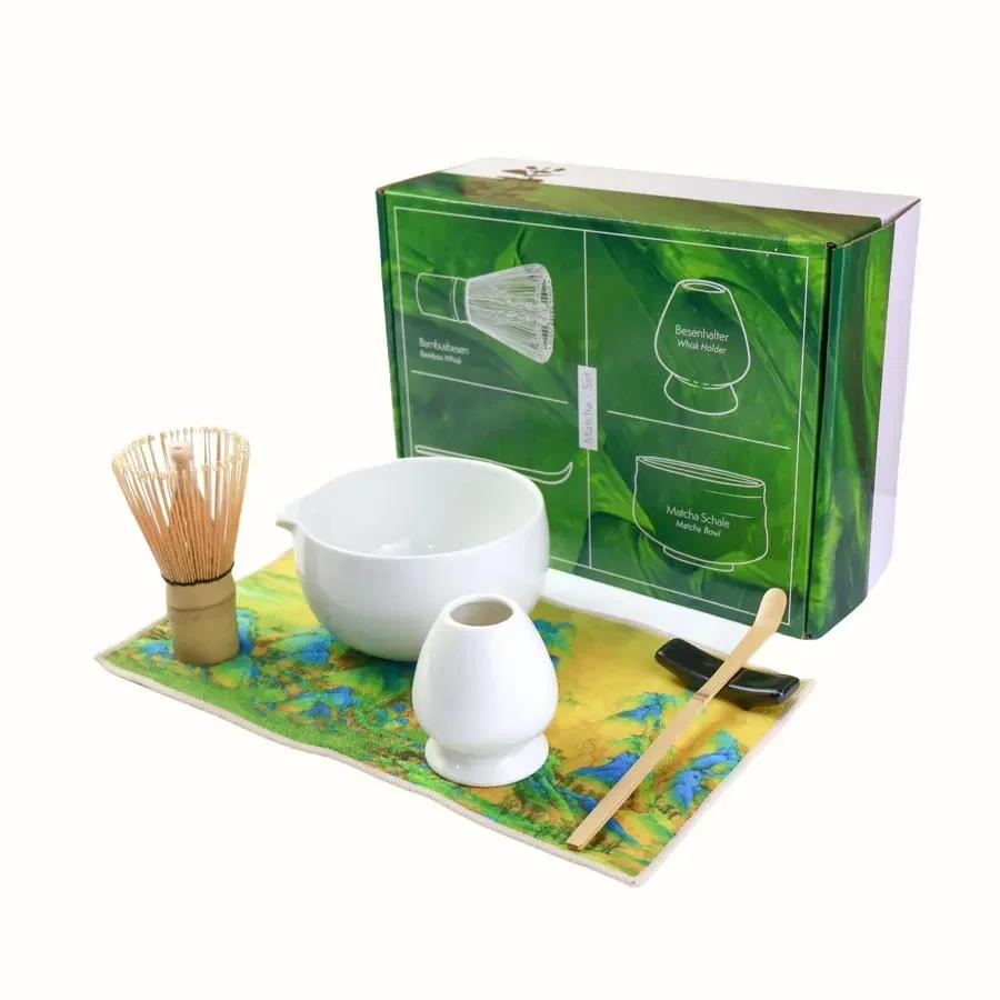 4/7pcs Japanese Style Tea Ceremony Tool Set Matcha Whisk Training Utensils Tea Brewing Kit Complete With Cleaning Grooming Tools