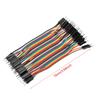 3 PCS M To F / M To M / F To F Breadboard Jumper Wires 40 Pin Ribbon Cables Dupont Wire  Arduino