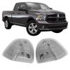 2pcs Side Mirror LED Turn Signal Light Left Right 68302828AA 68302829AA Replacement for     1500 Truck 2011‑17