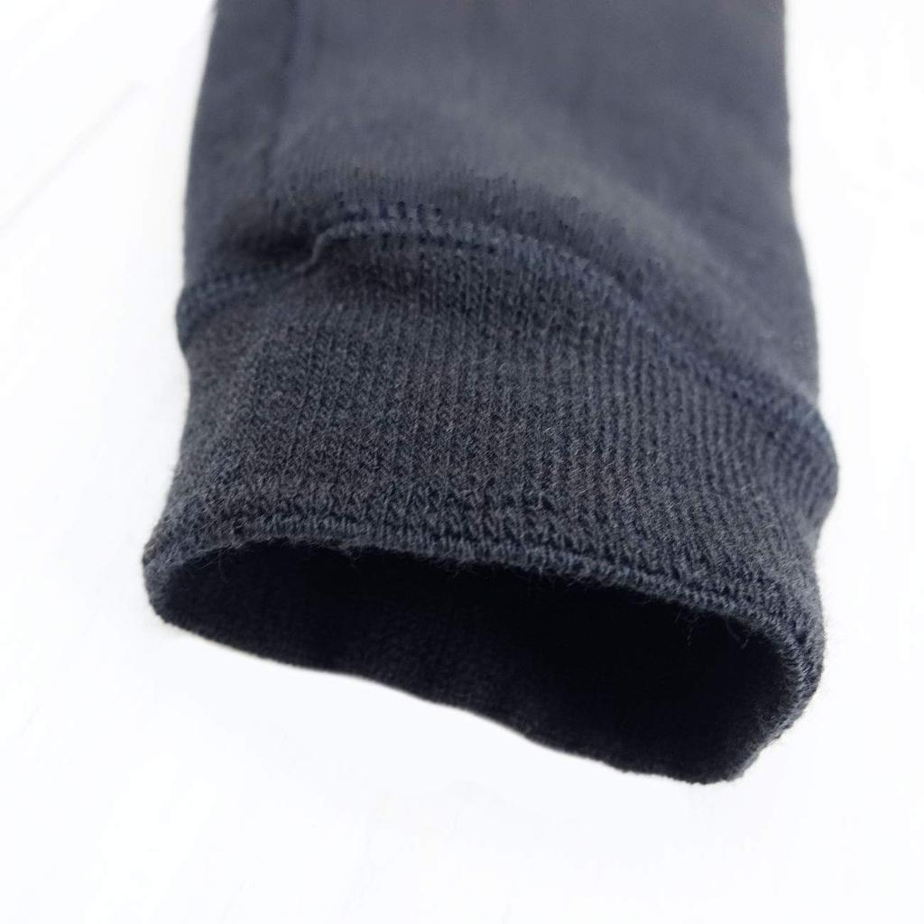 Masanori Muraoka collaboration 3D crew neck long sleeve M slightly for cold cold cold weather far deodorizing [Mochihada] shirt, black, size, thick,