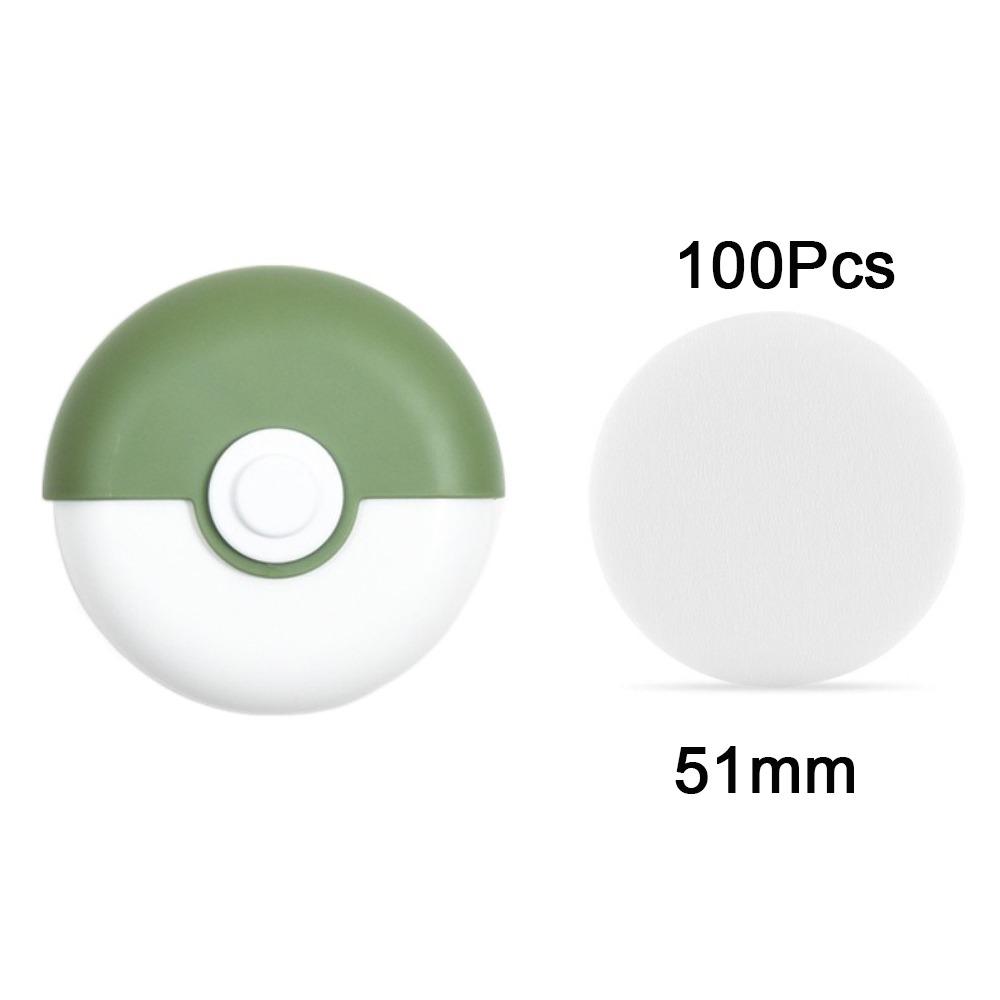

Wall Mounted Filter Paper Storage Box Plastic Round Filter Holder Barista Tool Green+51mm