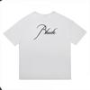 High Street Oversize Couple T-Shirt American Streetwear Print YYZP RHUDE Short Sleeve Tee Teens