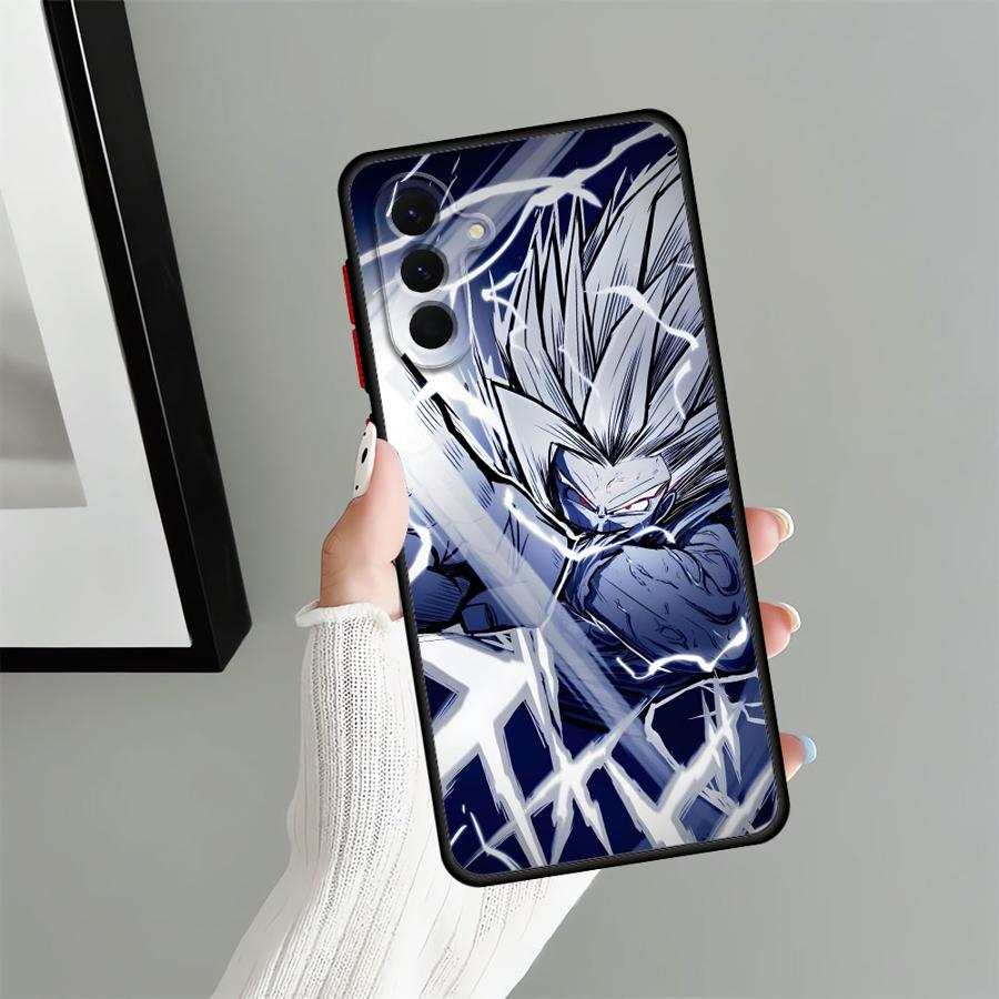 Dragon Ball Advanced Goku Back Phone Cover Case for Samsung Galaxy A25 A26 A35 A36 A73 A22 A54 A52 A56 A34 A53 A24 A21s
