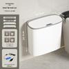 Smart Bathroom Sensor Trash Can - Quiet Flip-Top with Gentle Open/Close