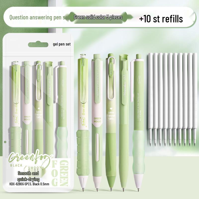 High-Capacity Transparent Practice Pen with Smooth, No-Leak Ink and Replaceable Refill, Designed for Students' Exams.