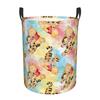 Cartoon Many Adventures Of Winnie The Pooh Laundry Basket Collapsible Anime Clothing Hamper Toys Organizer Storage Bins