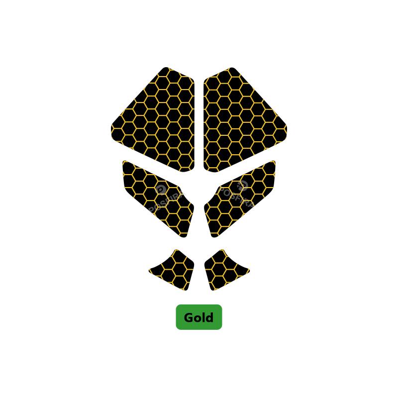 

POSFIRA Motorcycle Footrest Panel Sticker Vinyl Decals for Honda CB1000R 2024 2018- CB 1000R 1000 R Accessories CB1000R-Gold