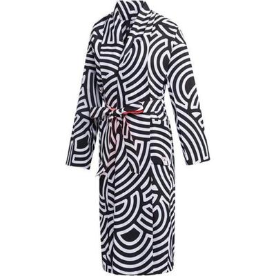Sport Aeroready Planet Comfortable Soft Skin-Friendly Long Sleeve Bathrobe Women Bathrobe Black White GM2043