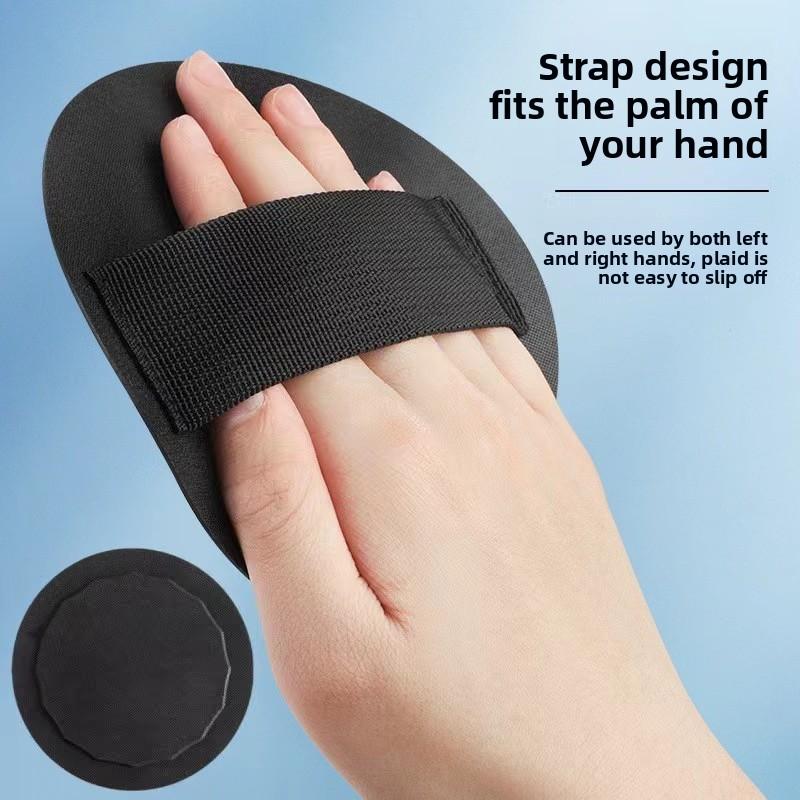 CA Black Exfoliating Bath Scrubber Fine Grain, Coarse Grain, Thick Finger, Thin Finger Styles Perfect for Home Use and Gentle Exfoliation