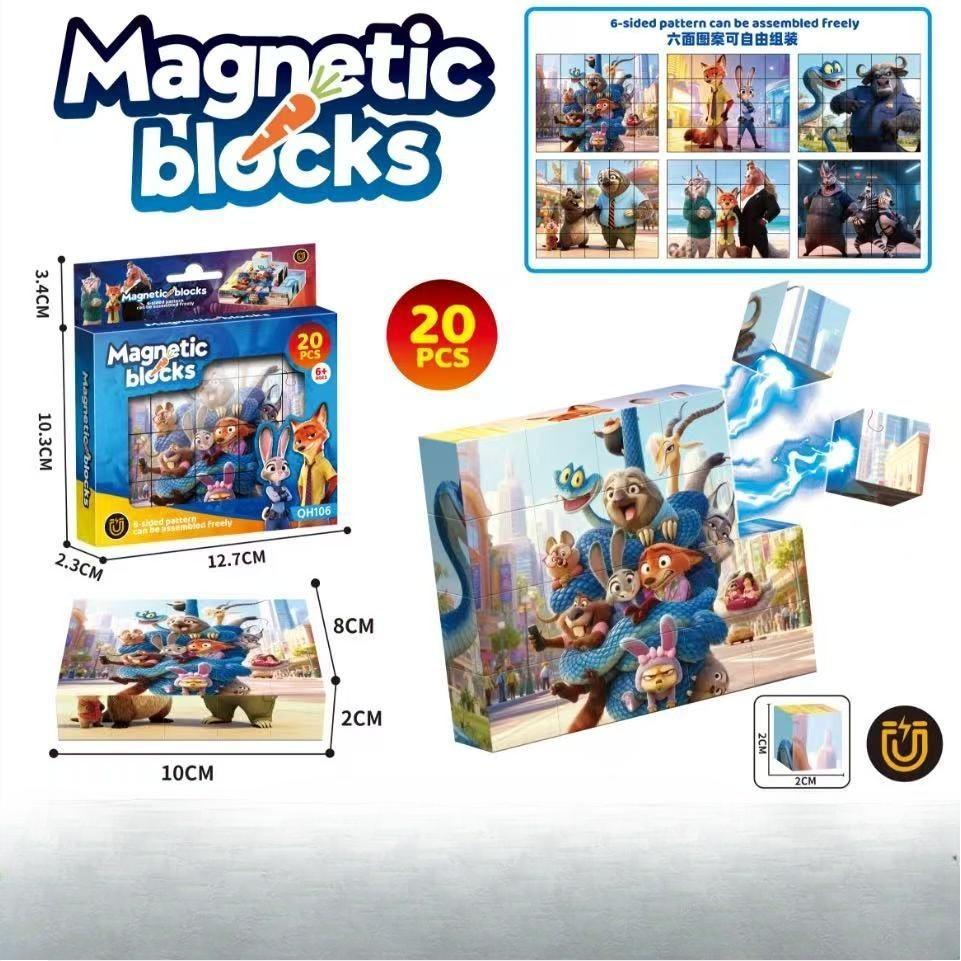 

K-POP Witch Hunt Themed Magnetic Building Blocks, Magnetic Attraction Building Blocks, Children s Assembly and Educational Toys as the picture4