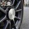 VCZRW1 4PCS 56MM Car Emblem Wheel Center Hub Cap Covers Auto Rim Cover For Tesla Model 3 / Y 2022 2021 Center Console Containersr
