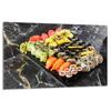 Szklana płyta ochronna na kuchenkę 80x52 Sushi