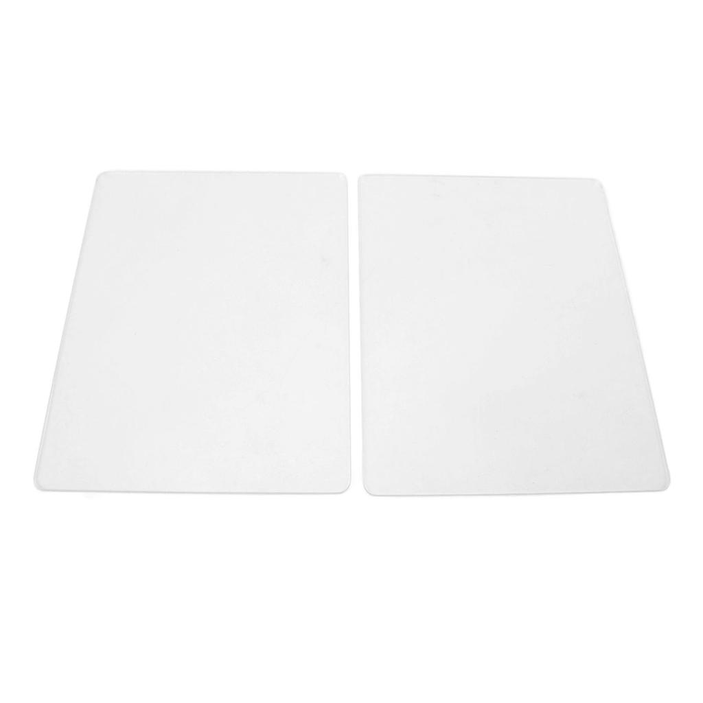 2 Pezzi Placca per Goffratura con Supporto Acrilico Spessore 3mm per Carta Pelle Tessuto Artigianato Scrapbooking Biglietti