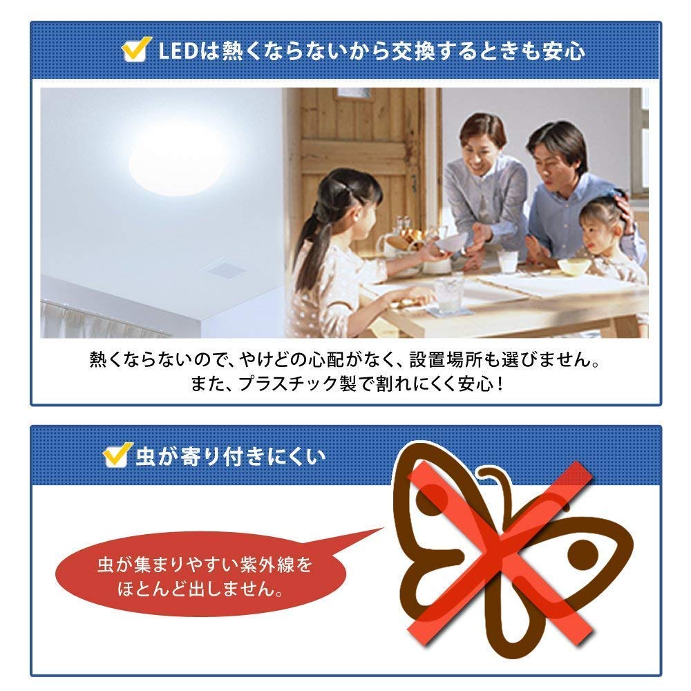 Iris Ohyama LED Okrągły (FCL) 30+40 Barwa światła dziennego ze zdalnym sterowaniem Okrągłe światło fluorescencyjne sufitowe LDCL3040SSD29-C