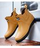 Rutschfeste, leichte Knöchel-Regenstiefel für Herren, für Küche und Autowäsche, mit weicher Sohle