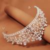 Zinc Zinc Alloy Wedding Crown Rhinestone Hair Jewelry Classic Hair Accessories Princess Tiaras  Wedding