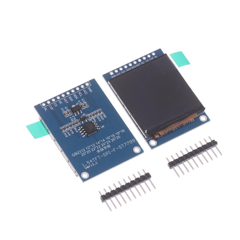 1 Stück 1,54 Zoll TFT LCD-Bildschirm ST7789 Kleiner Bildschirm 240x240 Display LCD Quadratischer Bildschirm SPI Farbdisplay