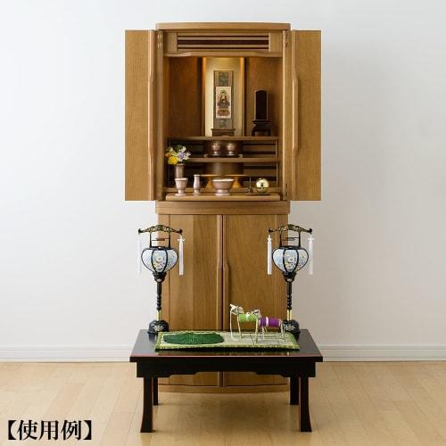 Pair of Rotating Bon Lanterns from Buddhist Altar Shop Takita Shoten, Size 1 "Heian" (6611) Height 37cm X Width 14cm Standing Lanterns with Certif