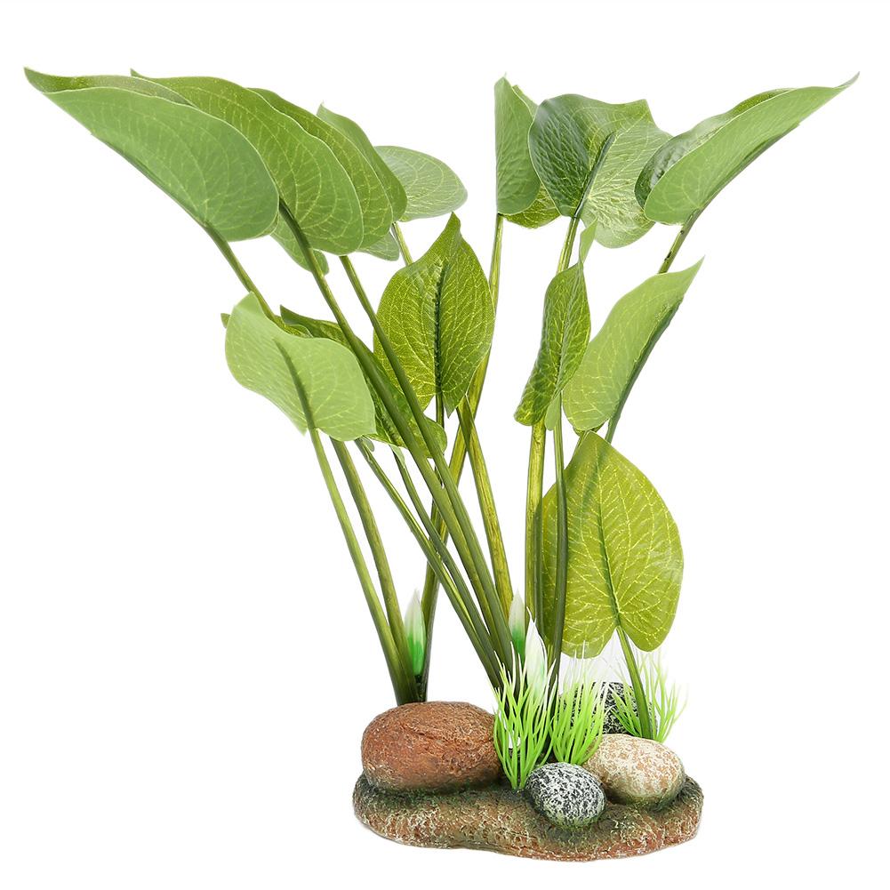 

Synthetic Resin Aquarium Artificial Vivid Simulation Rock Water Plants for Fish Tank Landscape DecorationRock Water