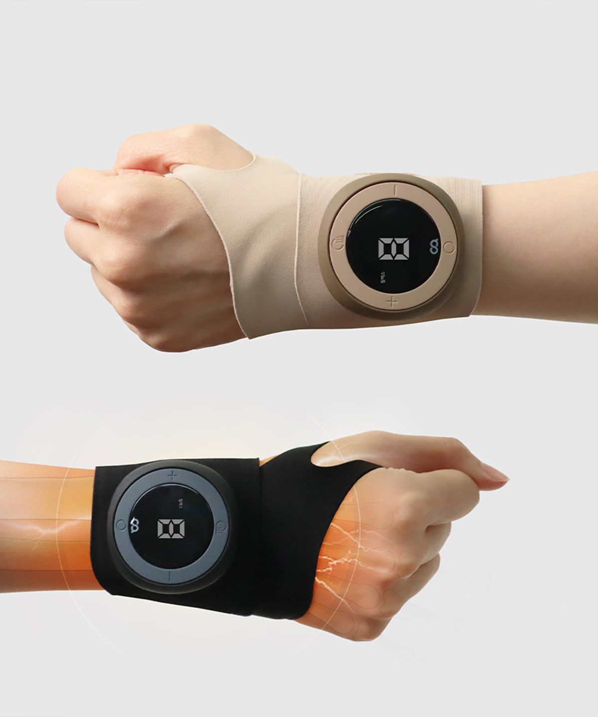 HeatSpot S Wireless Thermal Compress Wrist Massager EMS black