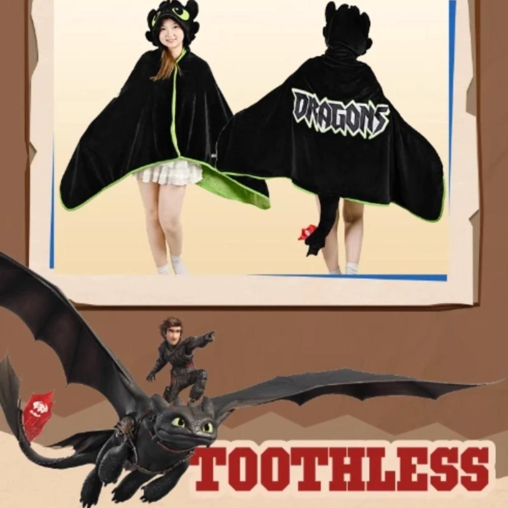 Universal Studios Genuine Potdemiel Toothless Dragon Tamer Master Shoulder Pendant Plush Doll Photo Animation Peripheral Gifts