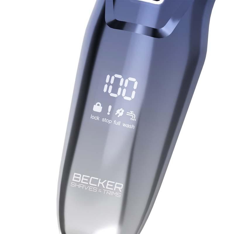 Shave Y Becker Cordless 3-Head Shaver with Stainless Steel Blades
