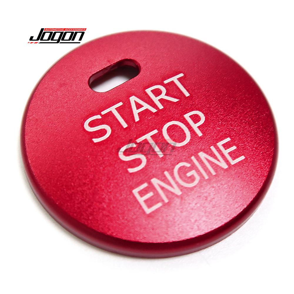 For Hyundai Sonata i30 i45 YF 2010 2011 2012 2013 2014 Car Interior Start Stop Switch Button Engine Cover Trim Accessories Red Color