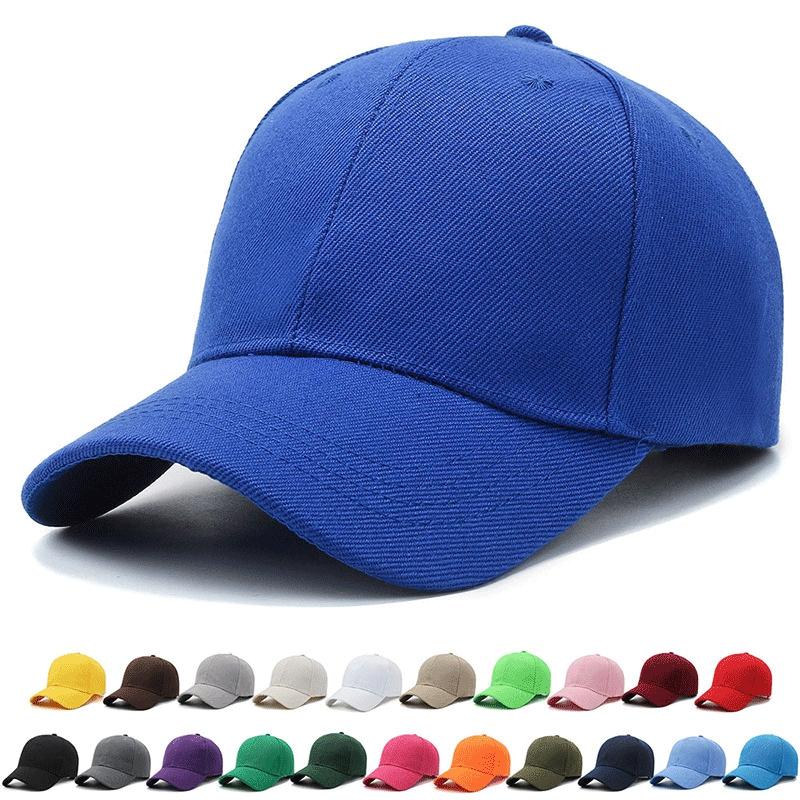 6pcs Plain Baseball Cap Adjustable Snapback Hats For Women Men Unisex Casual Cap Hip Hop Cap Street Dad Hat Group Dance Club