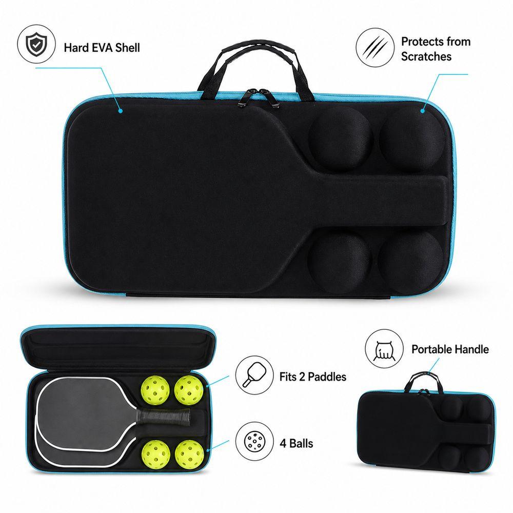 Waterproof Pickleball Racket Storage Bag Pickleball Paddle Carrying Case Pickleball Supplies