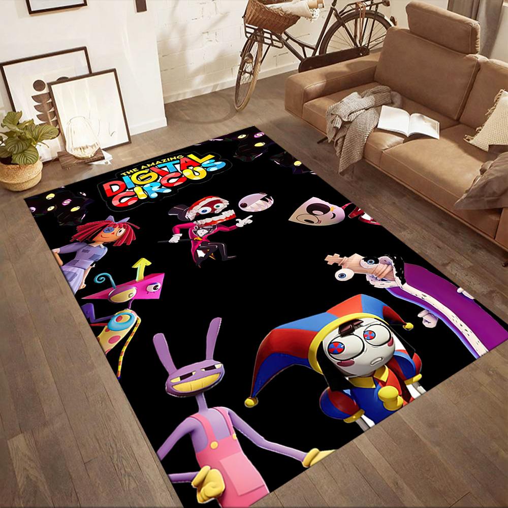 Digital Circus Carpet Suitable For Balcony Kitchen Playrooms Outdoor Antislip Carpet Decorate Offices Luxury Gift For Birthday Christmas Wedding