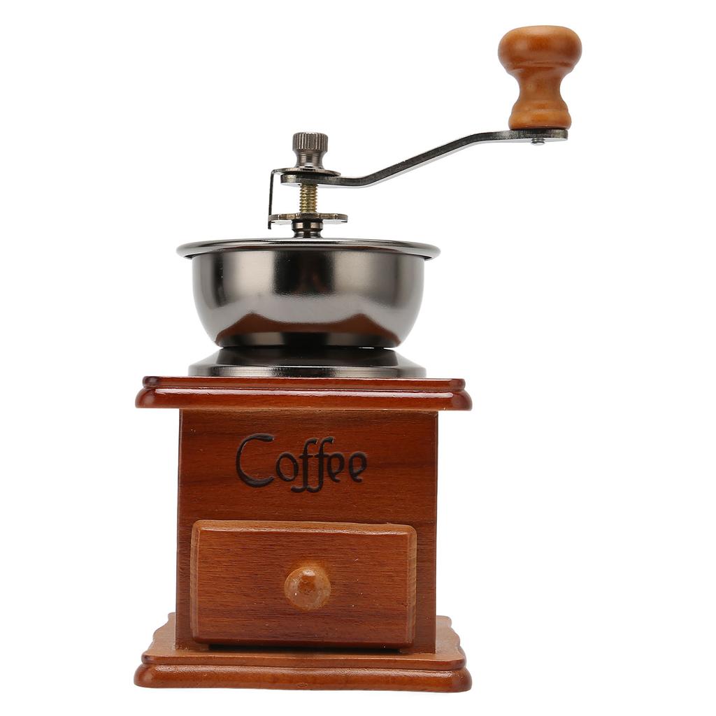 Manual Coffee Bean Grinder Vintage Style Hand Coffee Mill Grinder for Home Coffee Shop Milk Tea