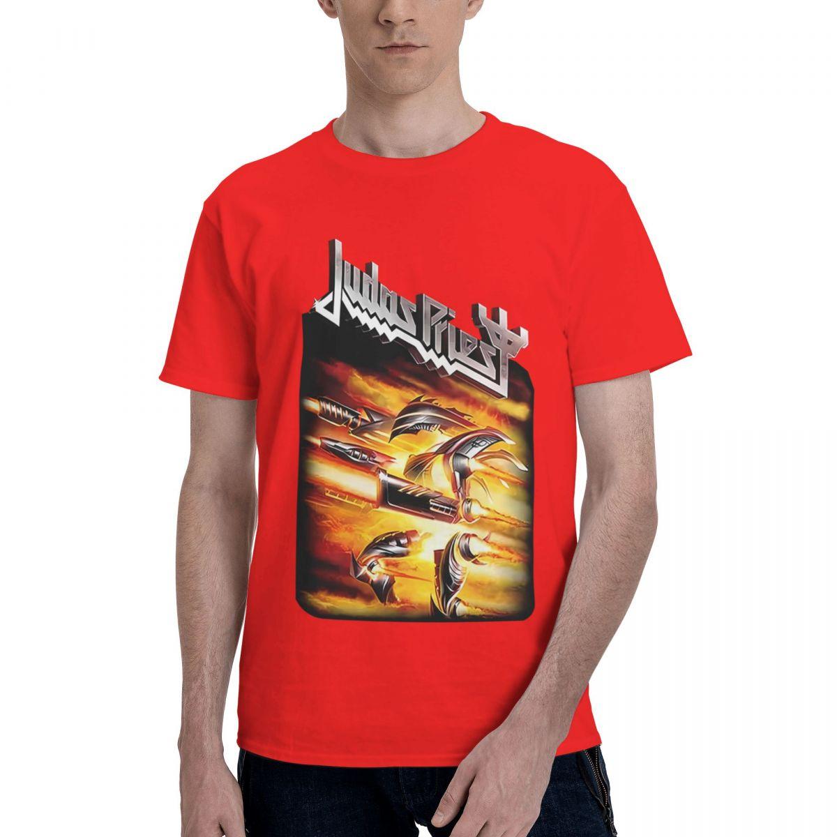 Judas Priest Firepower Album 100 Cotton Casual Breathable Confortable TShirt Football Shirts 2025 Clothes Men S