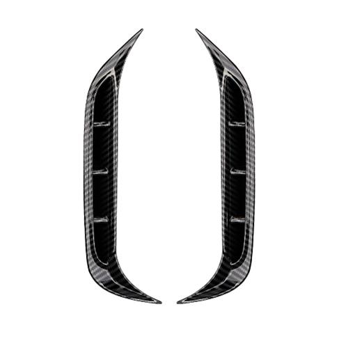 

ABS Chromium Silver Carbon Fiber Style Front Fog Lamp Air Outlet For Kia Sportage NQ5 LHD/RHD