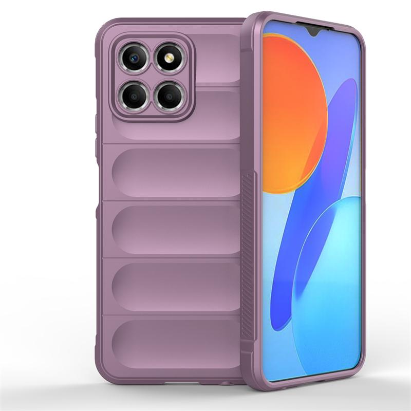 

For Honor X8A 5G Case Cover Huawei Honor X8A 5G Capas New Shockproof Multicolor Bumper Back Soft TPU Fundas Honor X8A 5G Cover For Honor X8A 5G фіолетовий