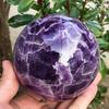 1 Stück natürlicher Traum-Amethyst-Kugel, polierte Massage-Kugel, Reiki-Heilraum-Dekoration, Kristall-Handwerk, Stein-Globus, Souvenirs 4-7 cm