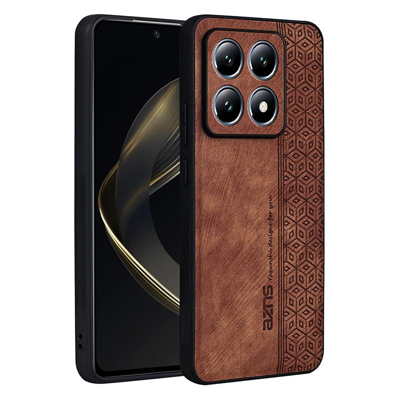 For Xiaomi 14T 5G Back Cover Skin Feel Shockproof Leather Phone Case Bumper For Xiaomi 14T Coque Capa