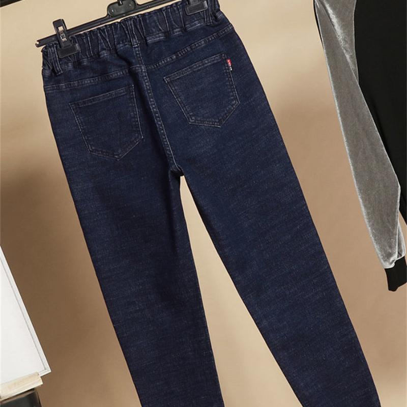 Women Vintage High Wasit Harem Denim Pants PLUS Size 6xl Baggy Jeans Casual Ankle-length Streetwear Pants