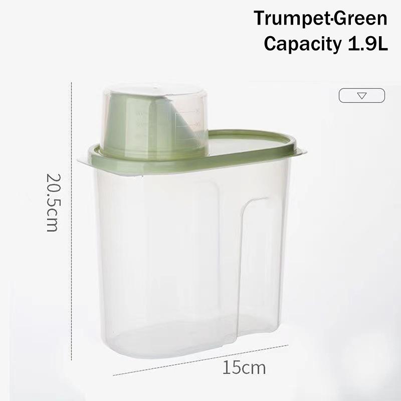 

Airtight Food Storage Containers|Flip-Top Pour Spout Jars for Cereal, Beans, Nuts & Dry Goods Organization