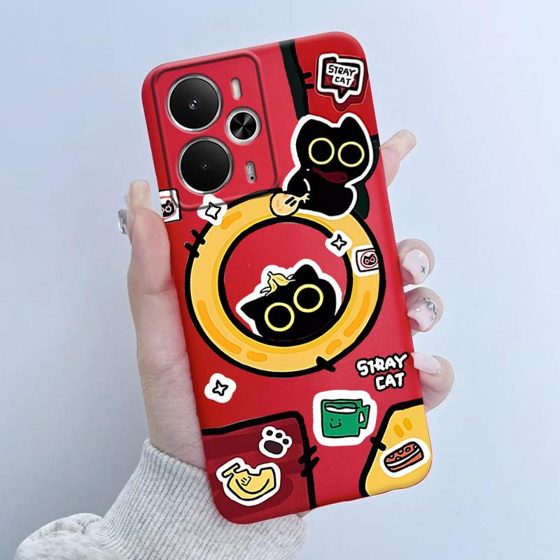 Cases For OPPO Realme 14 14T 5G Casing Fashion Flower Astronaut Girl Design Soft Silicone TPU Cover For Realme14T realme14 Coque