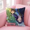 T-The Apothecary Diaries M-Maomao Cushion Cover Pillowcase Short Plush Invisible Zipper Room Sofa Cushion Cover