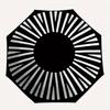 Abstract Circular Patterned Wheel DesignUmbrella, Portable 3-FoldCompact Umbrella for Men & Women Gift